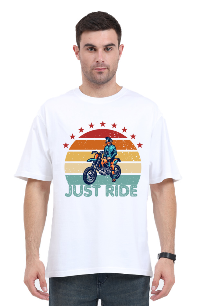JUST RIDE OVERSIZE CLASSIC TSHIRT