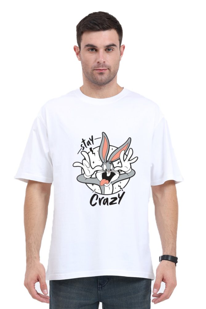 STAY CRAZY OVERSIZED CLASSIC TSHIRT