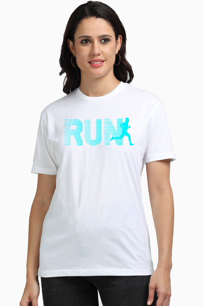 RUN (AQUA) SUPIMA TSHIRT
