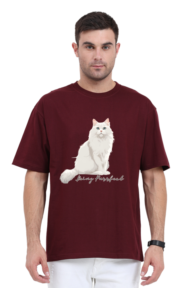 BEING PURRFECT OVERSIZED CLASSIC TSHIRT
