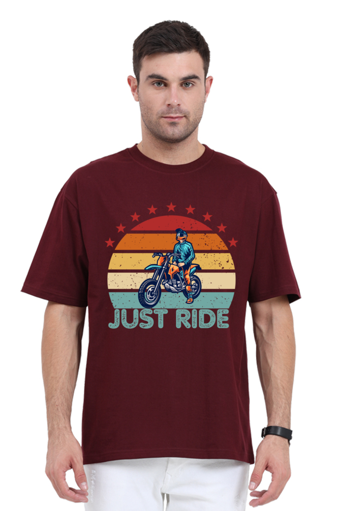 JUST RIDE OVERSIZE CLASSIC TSHIRT