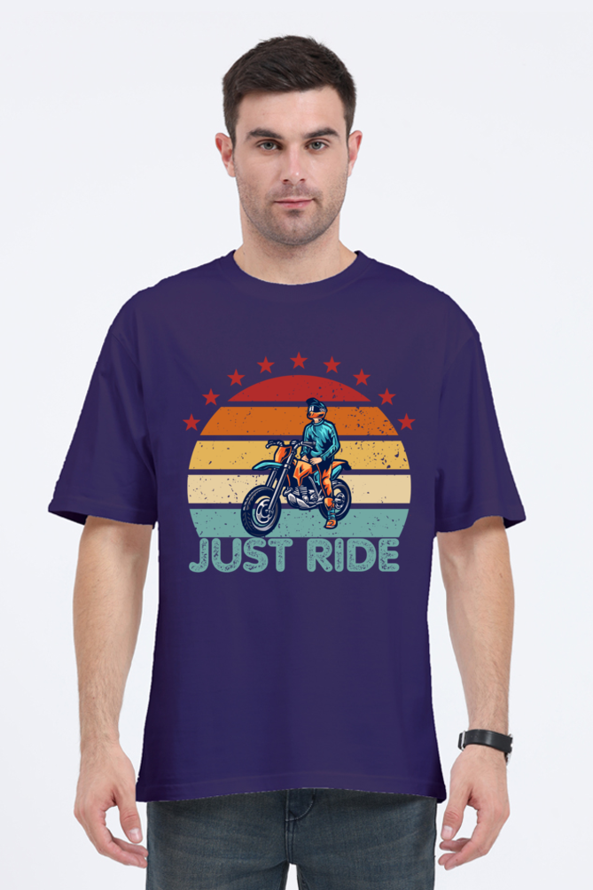 JUST RIDE OVERSIZE CLASSIC TSHIRT