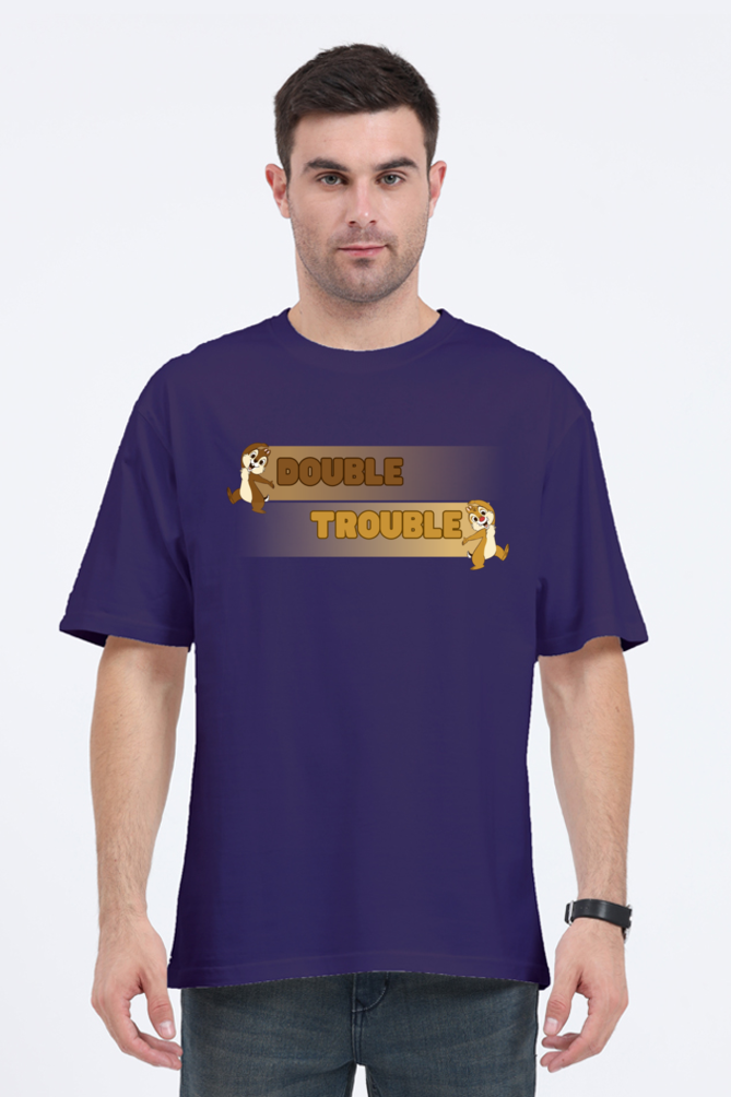 DOUBLE TROUBLE (CHIP N DALE) OVERSIZED CLASSIC TSHIRT