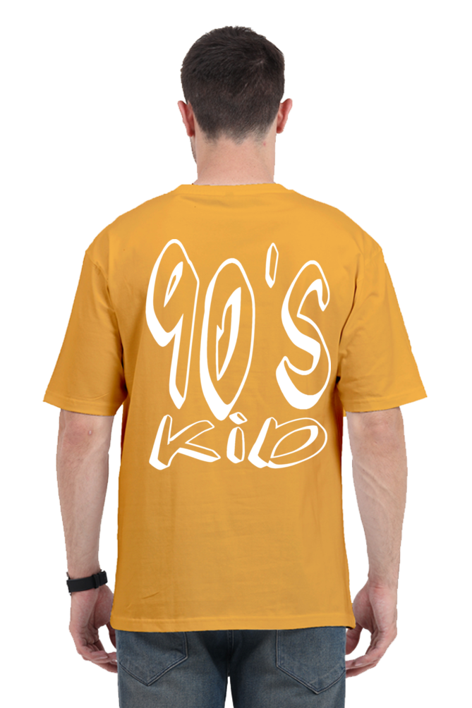 90s KID (White Print) OVERSIZED CLASSIC TSHIRT