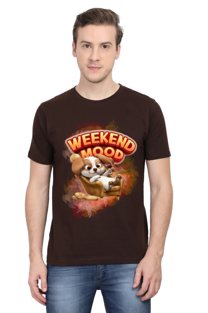 WEEKEND MODE ROUND NECK CLASSIC TSHIRT