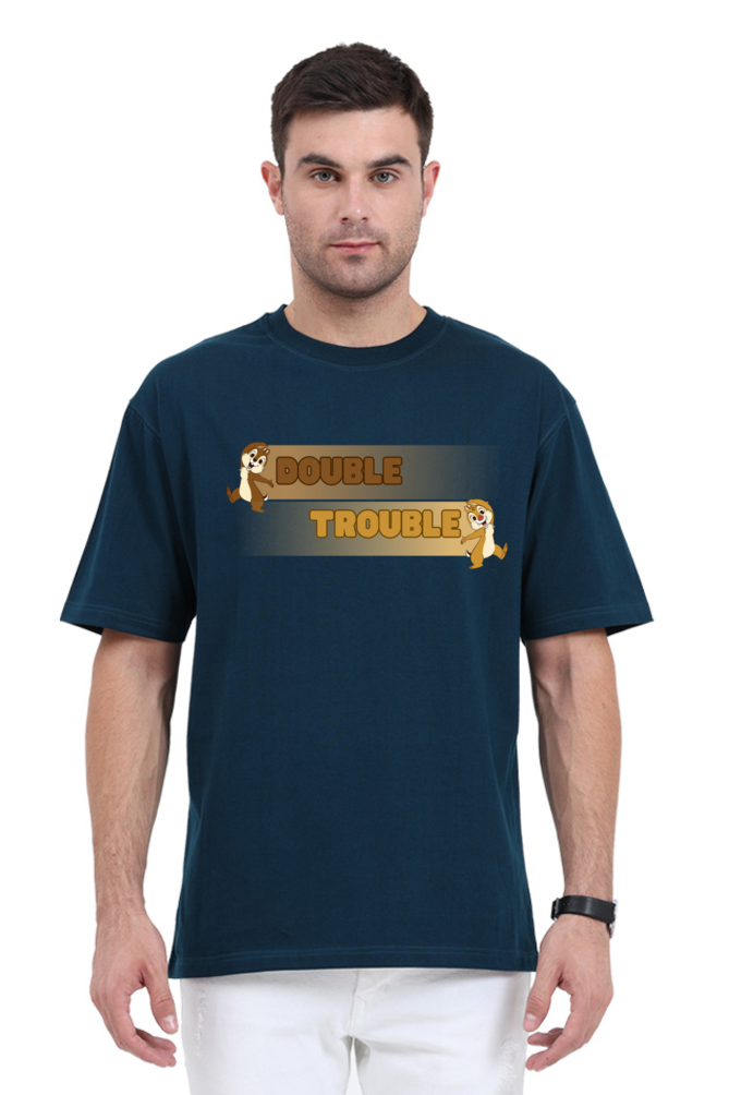 DOUBLE TROUBLE (CHIP N DALE) OVERSIZED CLASSIC TSHIRT