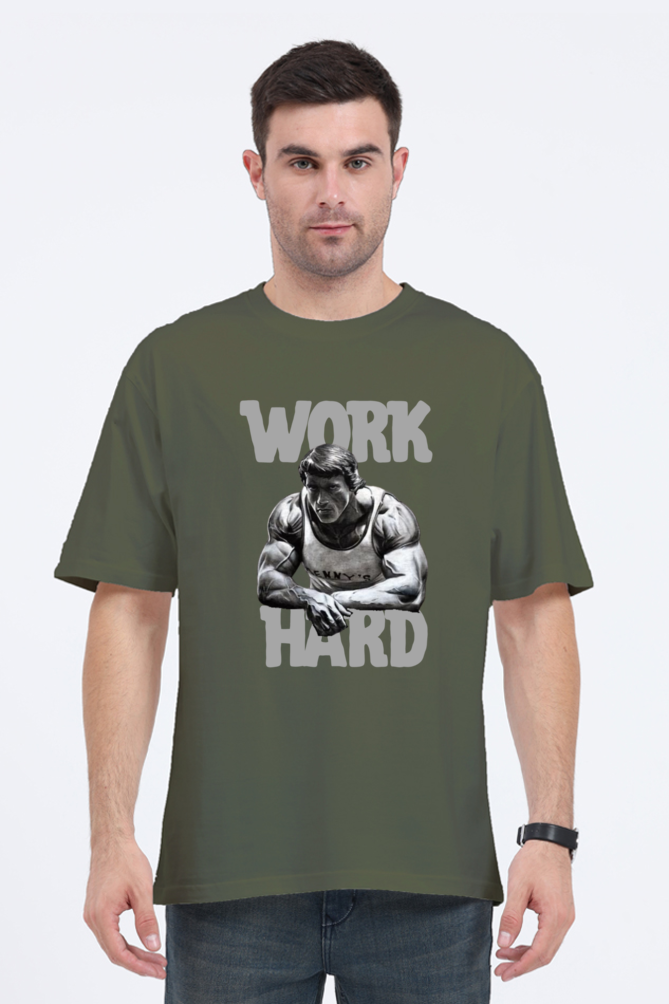 WORK HARD OVERSIZED CLASSIC TSHIRT