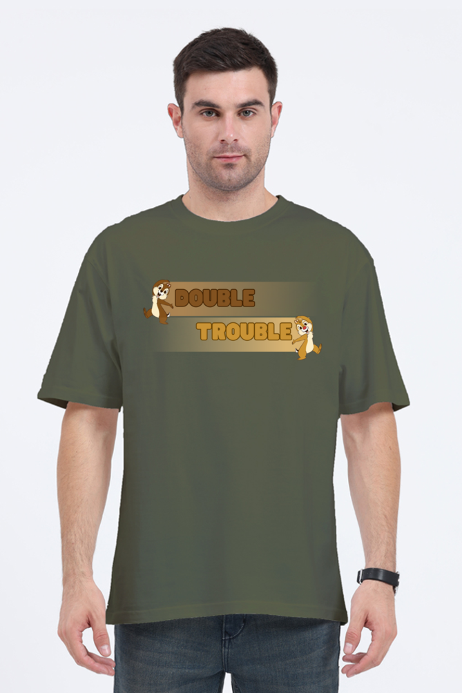 DOUBLE TROUBLE (CHIP N DALE) OVERSIZED CLASSIC TSHIRT