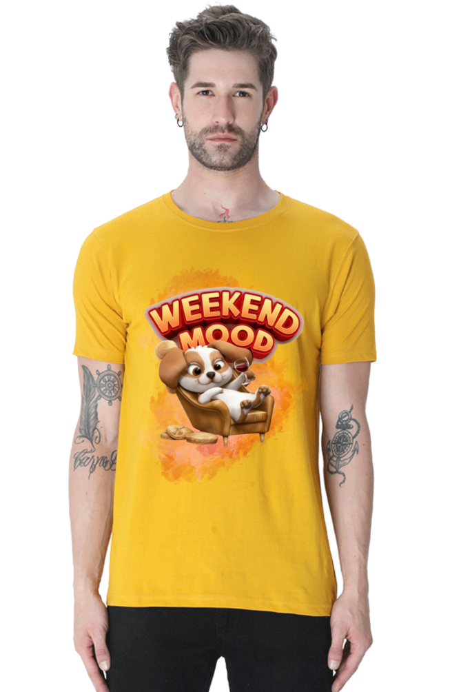WEEKEND MODE ROUND NECK CLASSIC TSHIRT