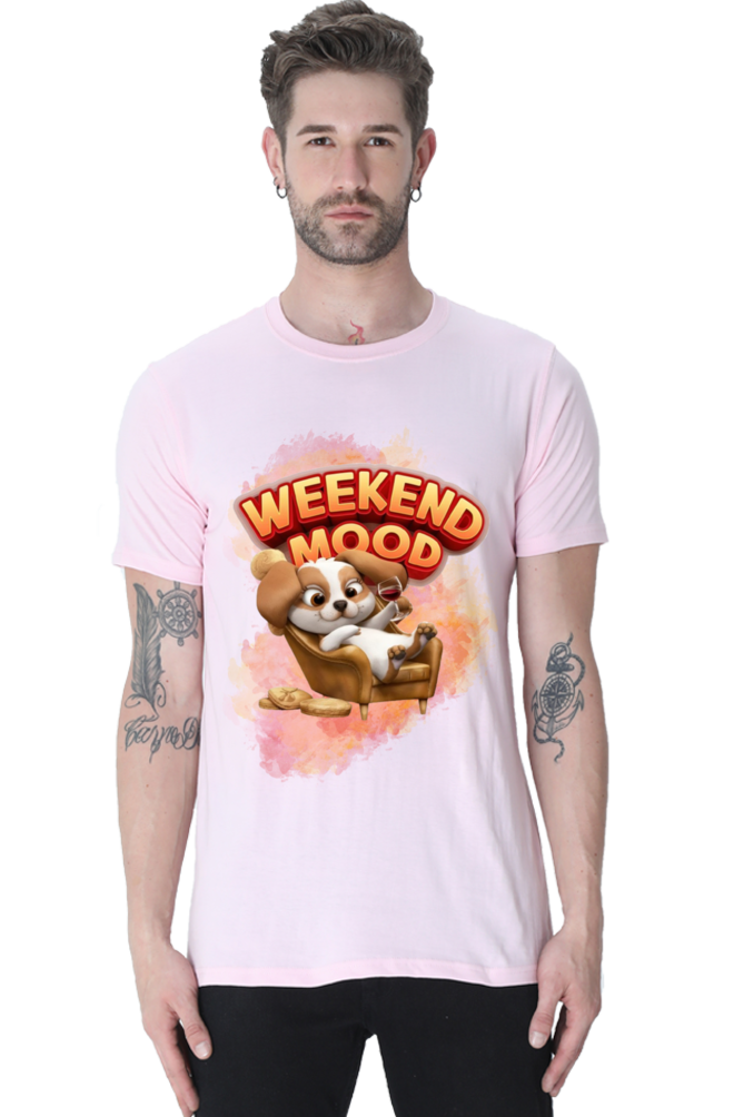 WEEKEND MODE ROUND NECK CLASSIC TSHIRT
