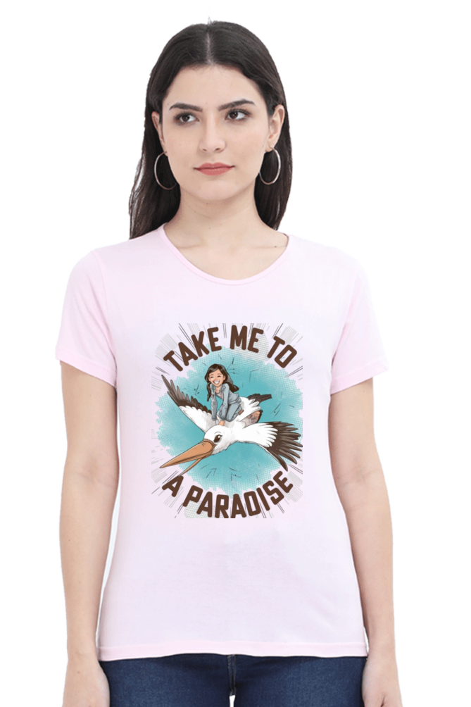 TAKE ME TO PARADISE ROUND NECK CLASSIC TSHIRT