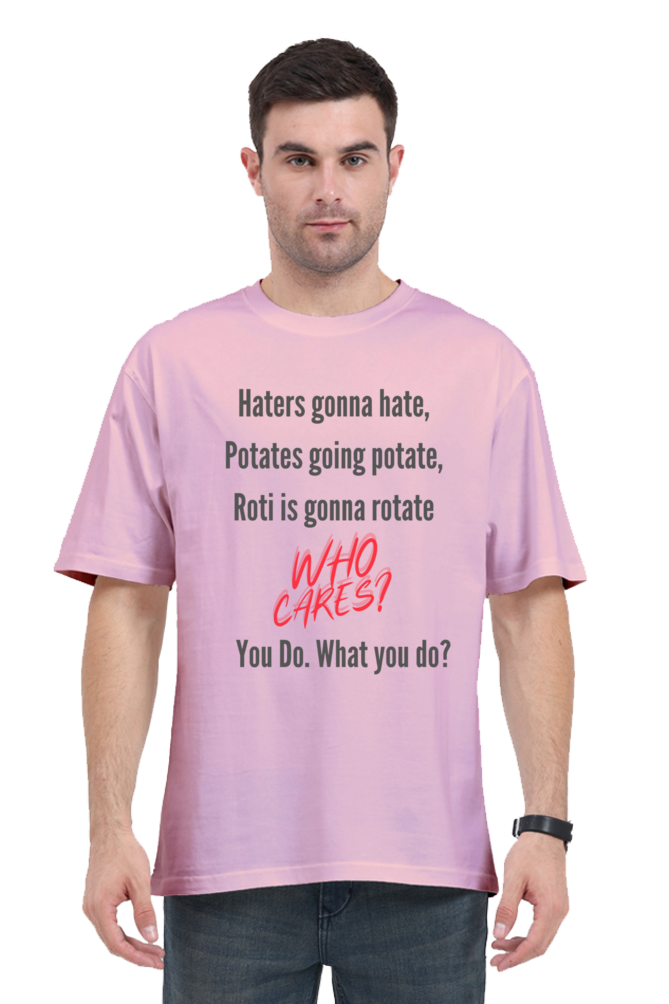 WHO CARES OVERSIZE CLASSIC TSHIRT