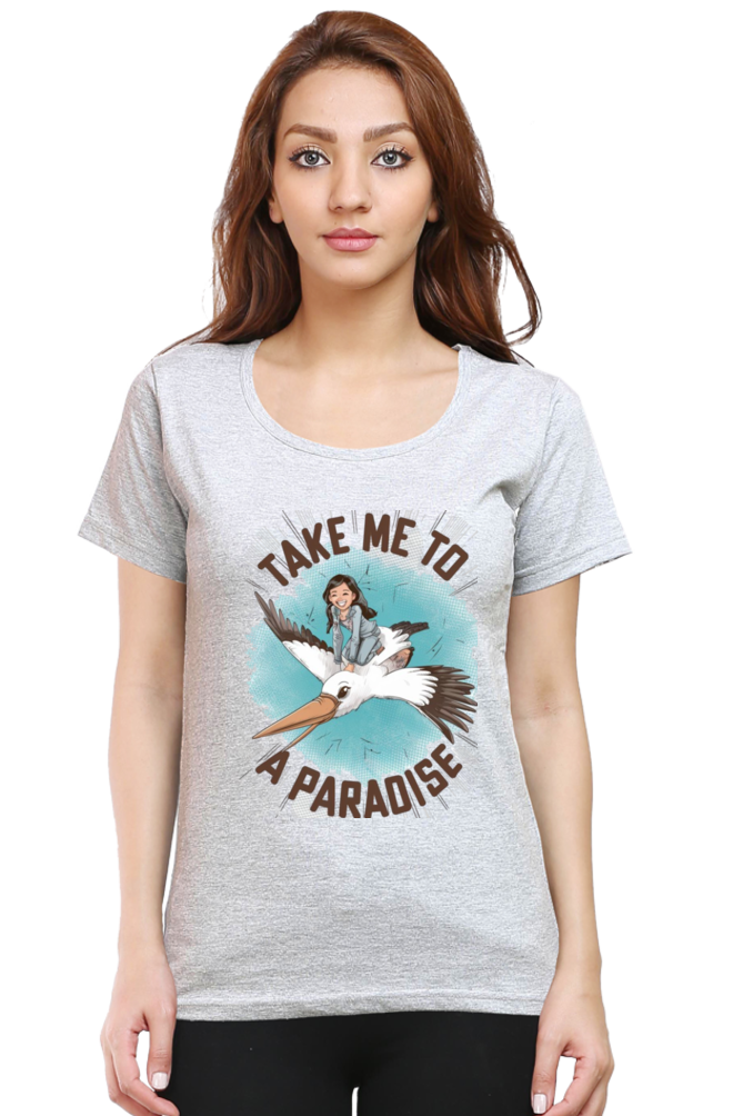 TAKE ME TO PARADISE ROUND NECK CLASSIC TSHIRT