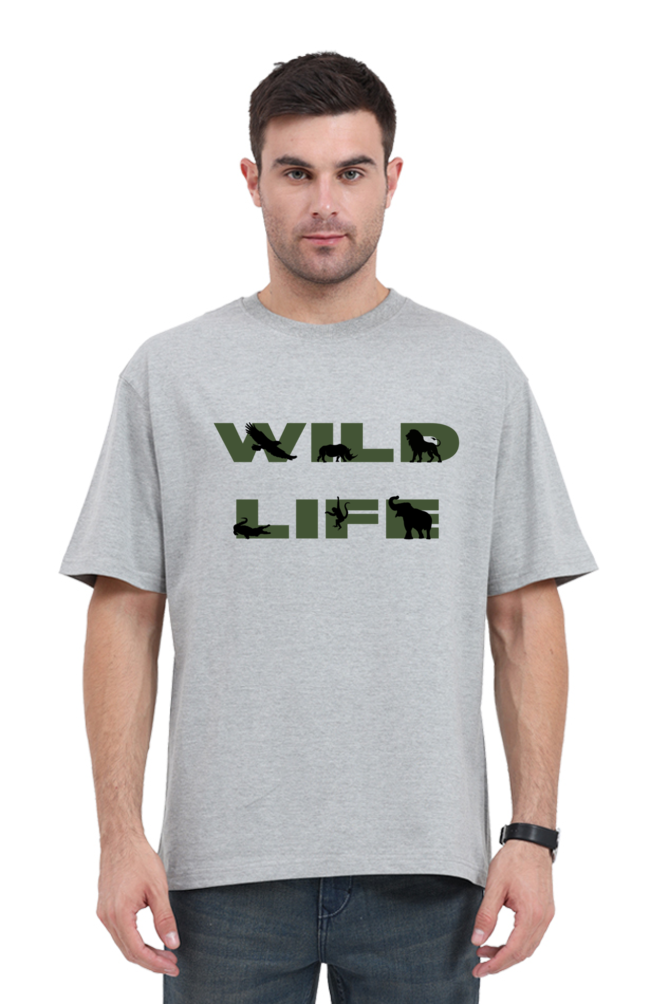 WILD LIFE GREEN OVERSIZE CLASSIC TSHIRT