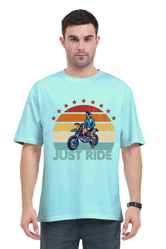 JUST RIDE OVERSIZE CLASSIC TSHIRT