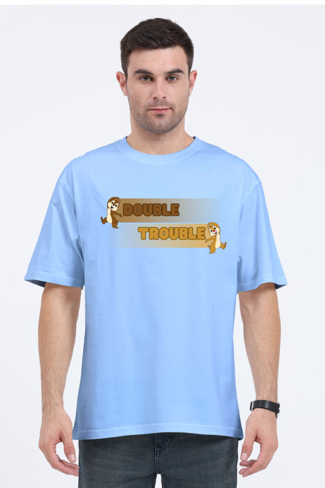 DOUBLE TROUBLE (CHIP N DALE) OVERSIZED CLASSIC TSHIRT