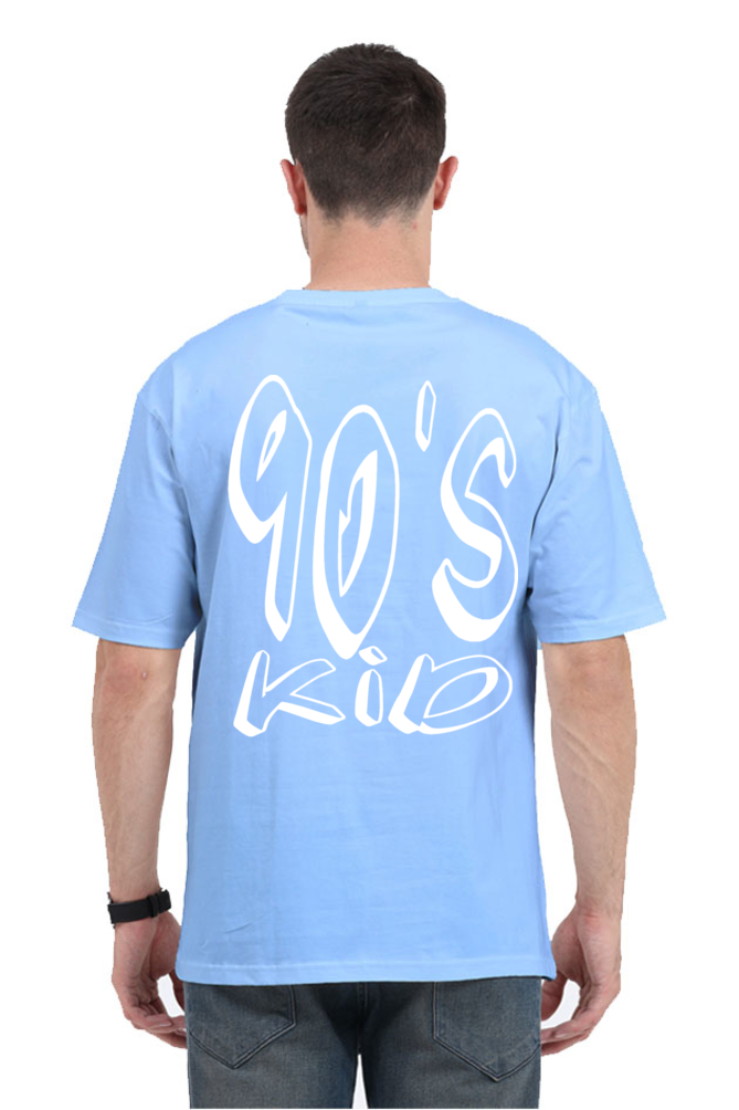 90s KID (White Print) OVERSIZED CLASSIC TSHIRT
