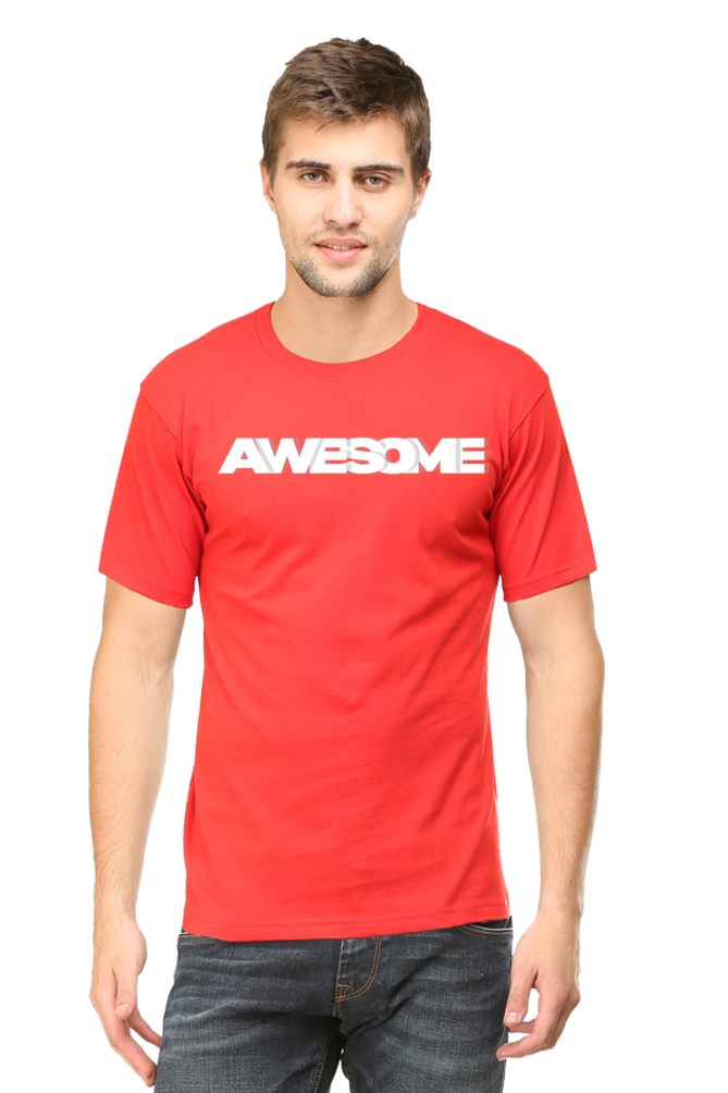 AWESOME ROUND NECK CLASSIC TSHIRT