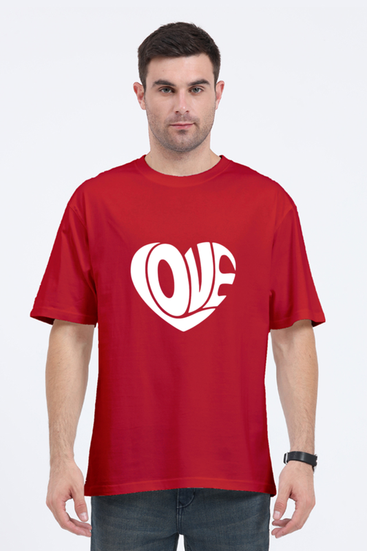 LOVE OVERSIZE CLASSIC TSHIRT (PUFF PRINT)