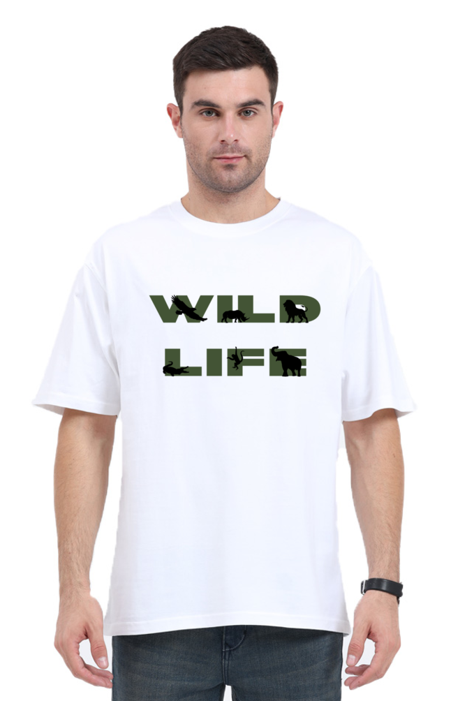 WILD LIFE GREEN OVERSIZE CLASSIC TSHIRT