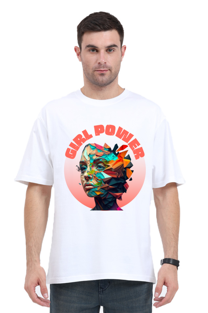 GIRL POWER OVERSIZE CLASSIC TSHIRT
