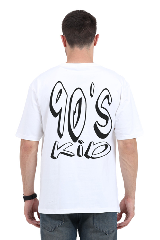 90s KID (Black Print) OVERSIZED CLASSIC TSHIRT