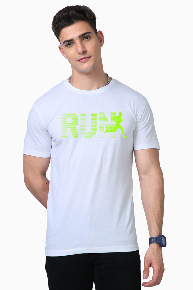 RUN (GREEN) SUPIMA TSHIRT