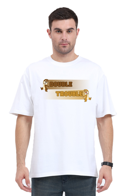 DOUBLE TROUBLE (CHIP N DALE) OVERSIZED CLASSIC TSHIRT