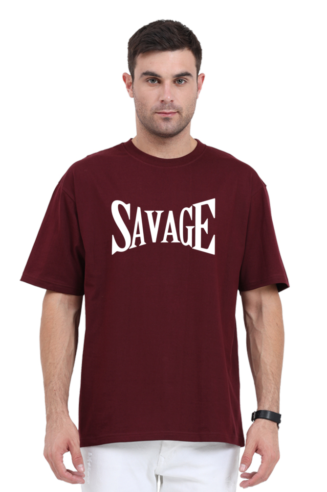 SAVAGE OVERSIZE CLASSIC TSHIRT (PUFF PRINT)