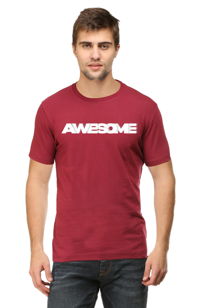 AWESOME ROUND NECK CLASSIC TSHIRT