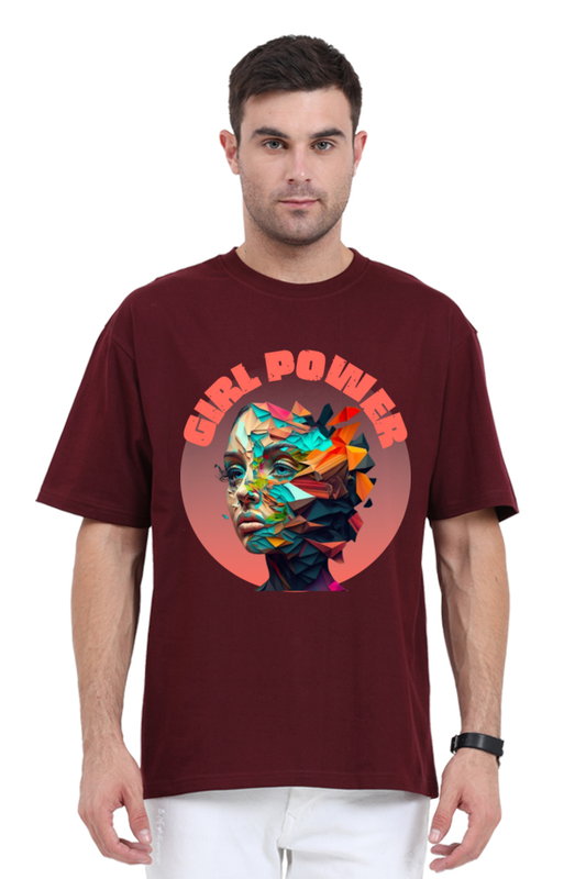 GIRL POWER OVERSIZE CLASSIC TSHIRT