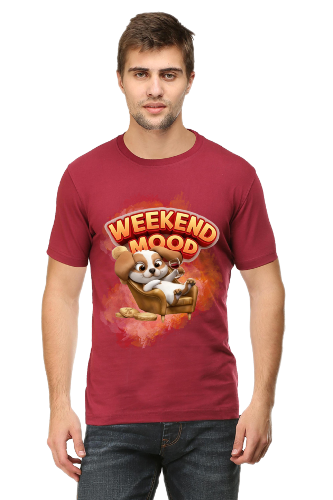 WEEKEND MODE ROUND NECK CLASSIC TSHIRT