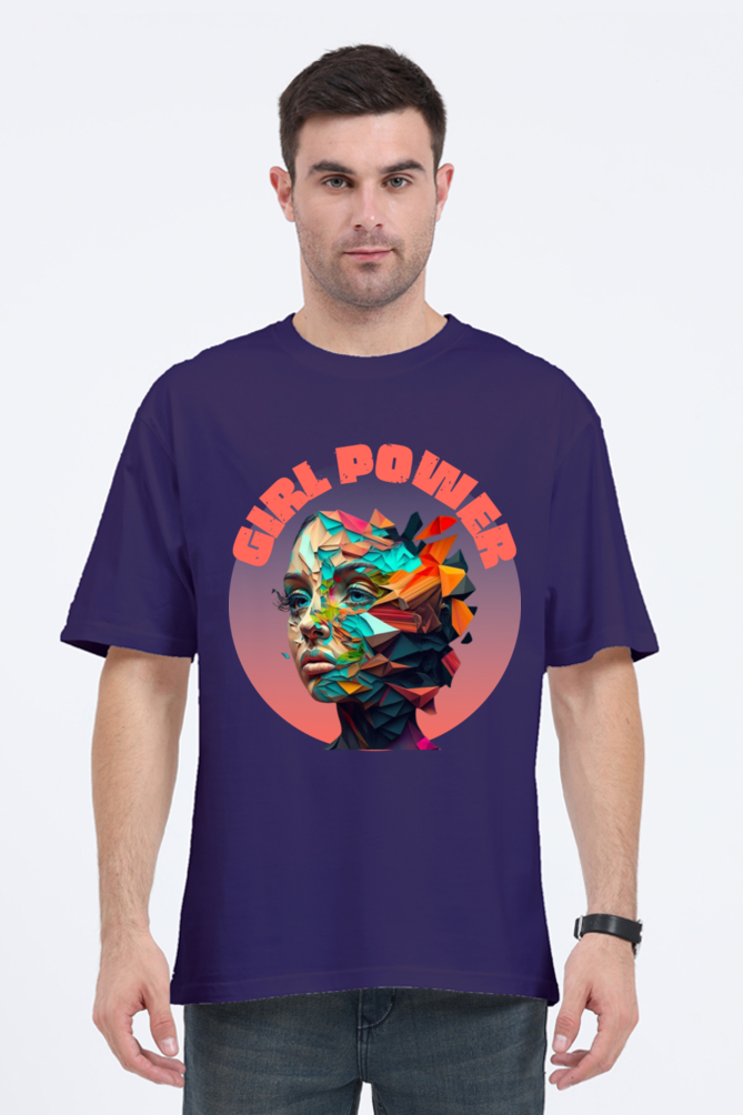 GIRL POWER OVERSIZE CLASSIC TSHIRT