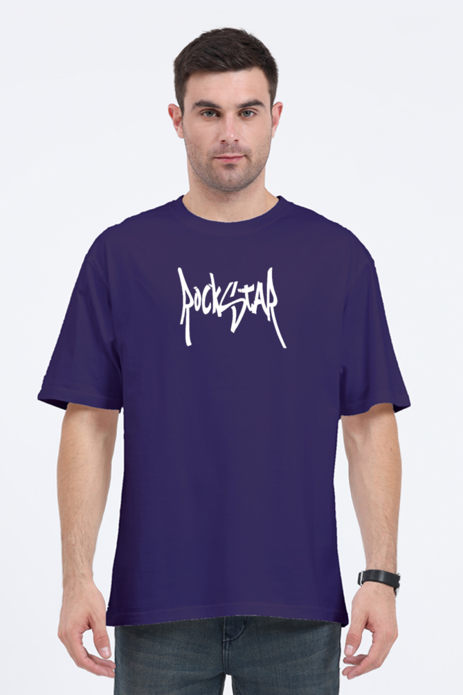 ROCKSTAR OVERSIZED CLASSIC TSHIRT (PUFF PRINT)