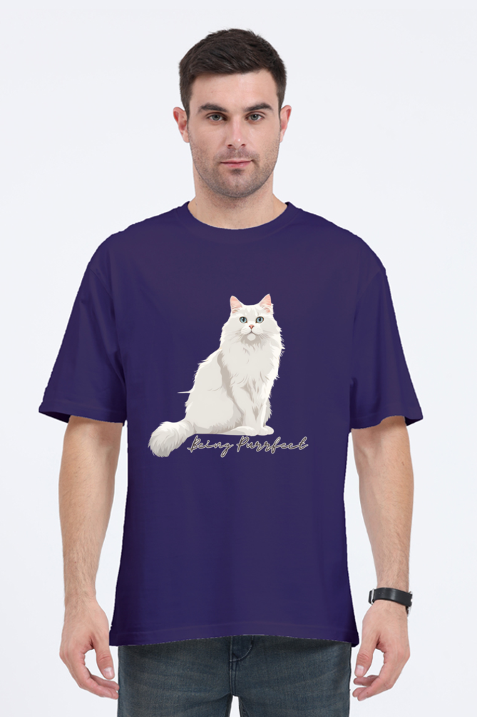 BEING PURRFECT OVERSIZED CLASSIC TSHIRT