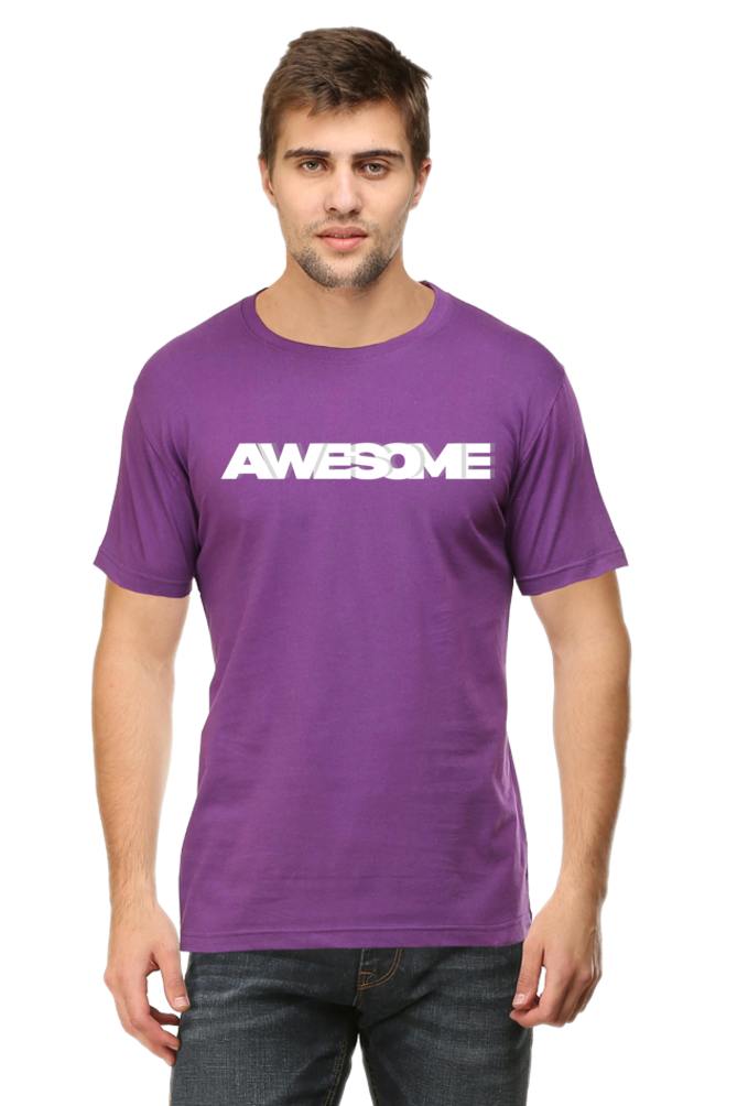 AWESOME ROUND NECK CLASSIC TSHIRT