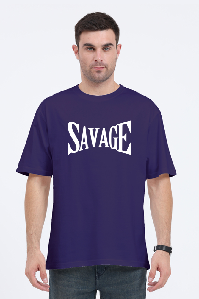 SAVAGE OVERSIZE CLASSIC TSHIRT (PUFF PRINT)