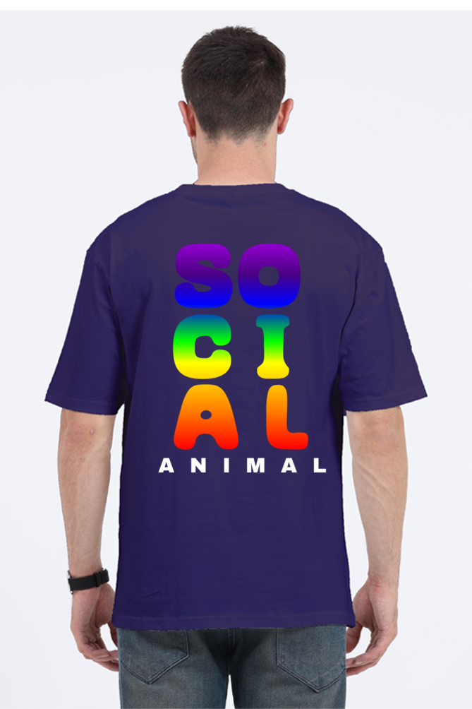 SOCIAL ANIMAL OVERSIZED CLASSIC TSHIRT