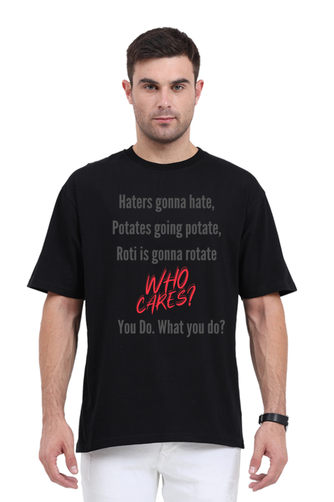WHO CARES OVERSIZE CLASSIC TSHIRT