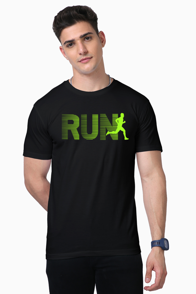 RUN (GREEN) SUPIMA TSHIRT