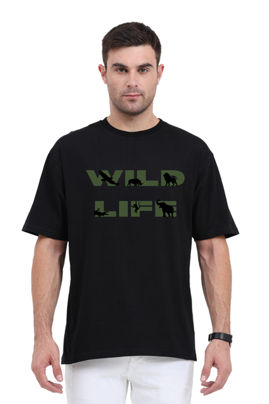 WILD LIFE GREEN OVERSIZE CLASSIC TSHIRT