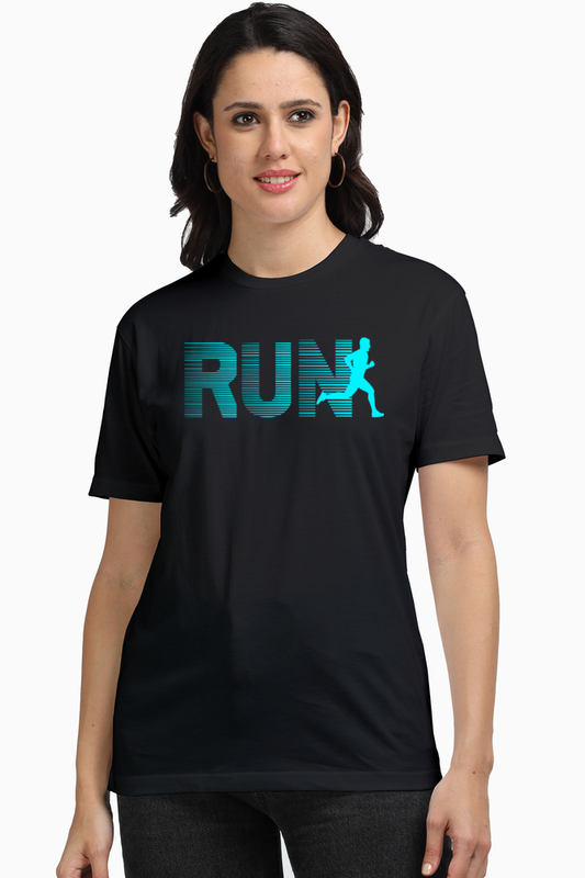 RUN (AQUA) SUPIMA TSHIRT