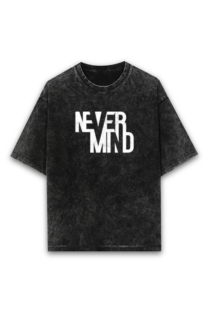NEVER MIND OVERSIZE CLASSIC TSHIRT(ACID WASH)
