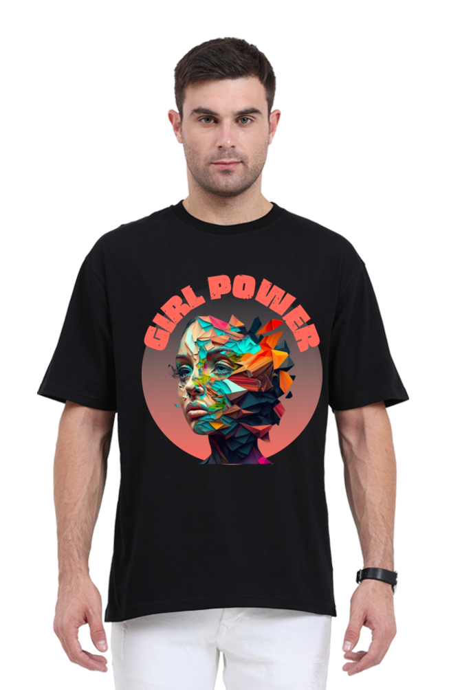 GIRL POWER OVERSIZE CLASSIC TSHIRT