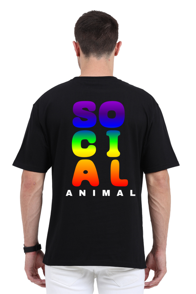 SOCIAL ANIMAL OVERSIZED CLASSIC TSHIRT