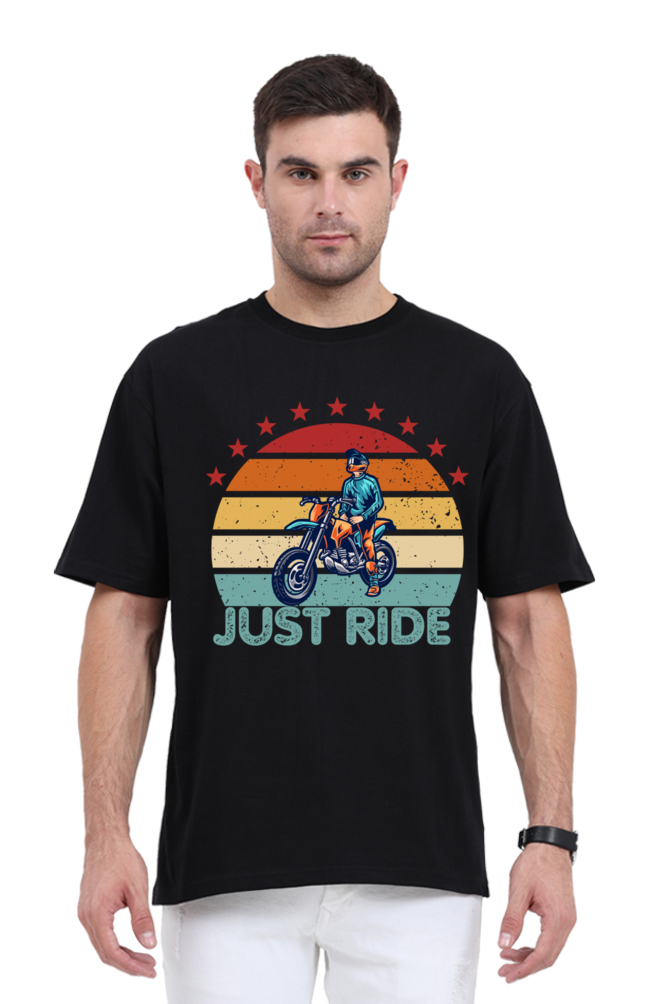 JUST RIDE OVERSIZE CLASSIC TSHIRT