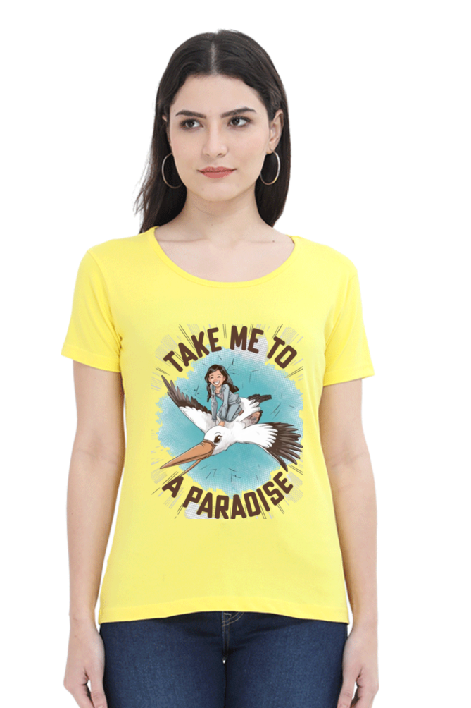 TAKE ME TO PARADISE ROUND NECK CLASSIC TSHIRT