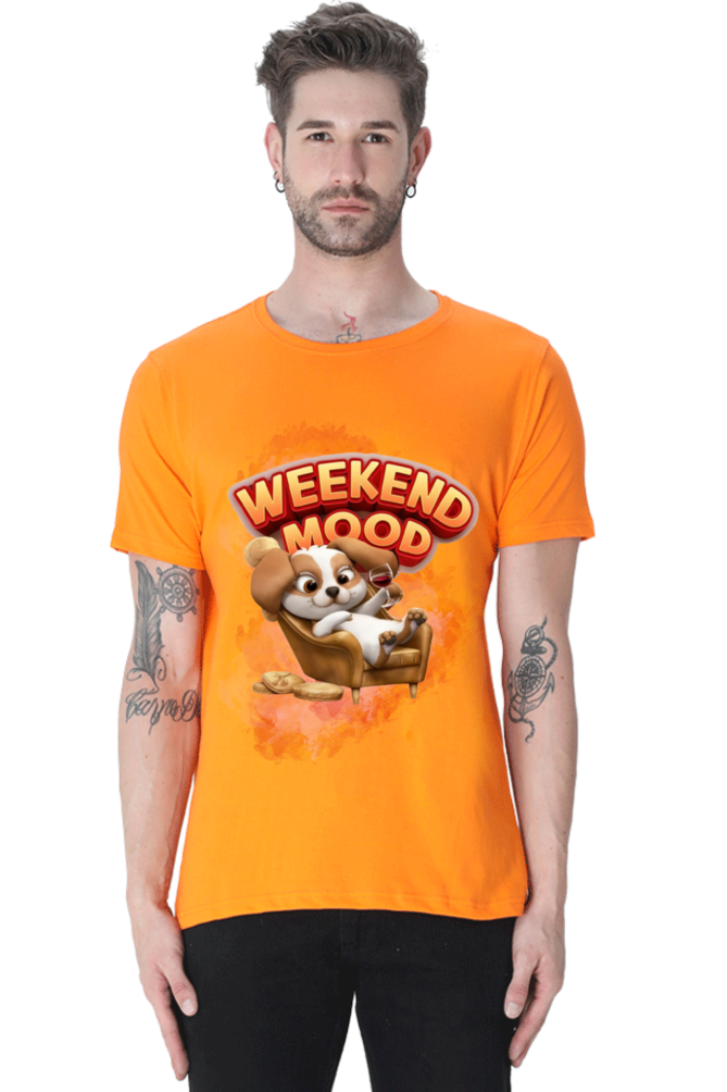 WEEKEND MODE ROUND NECK CLASSIC TSHIRT
