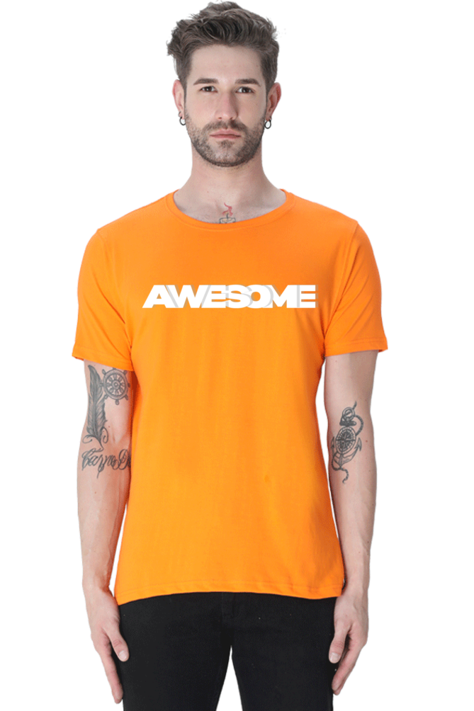 AWESOME ROUND NECK CLASSIC TSHIRT