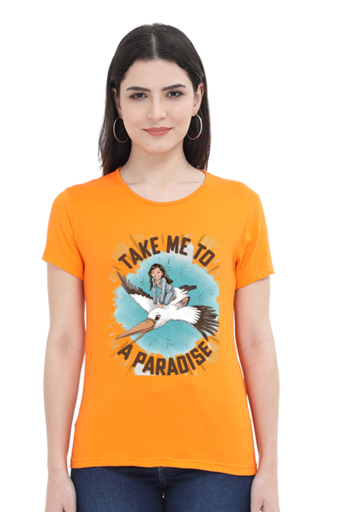 TAKE ME TO PARADISE ROUND NECK CLASSIC TSHIRT